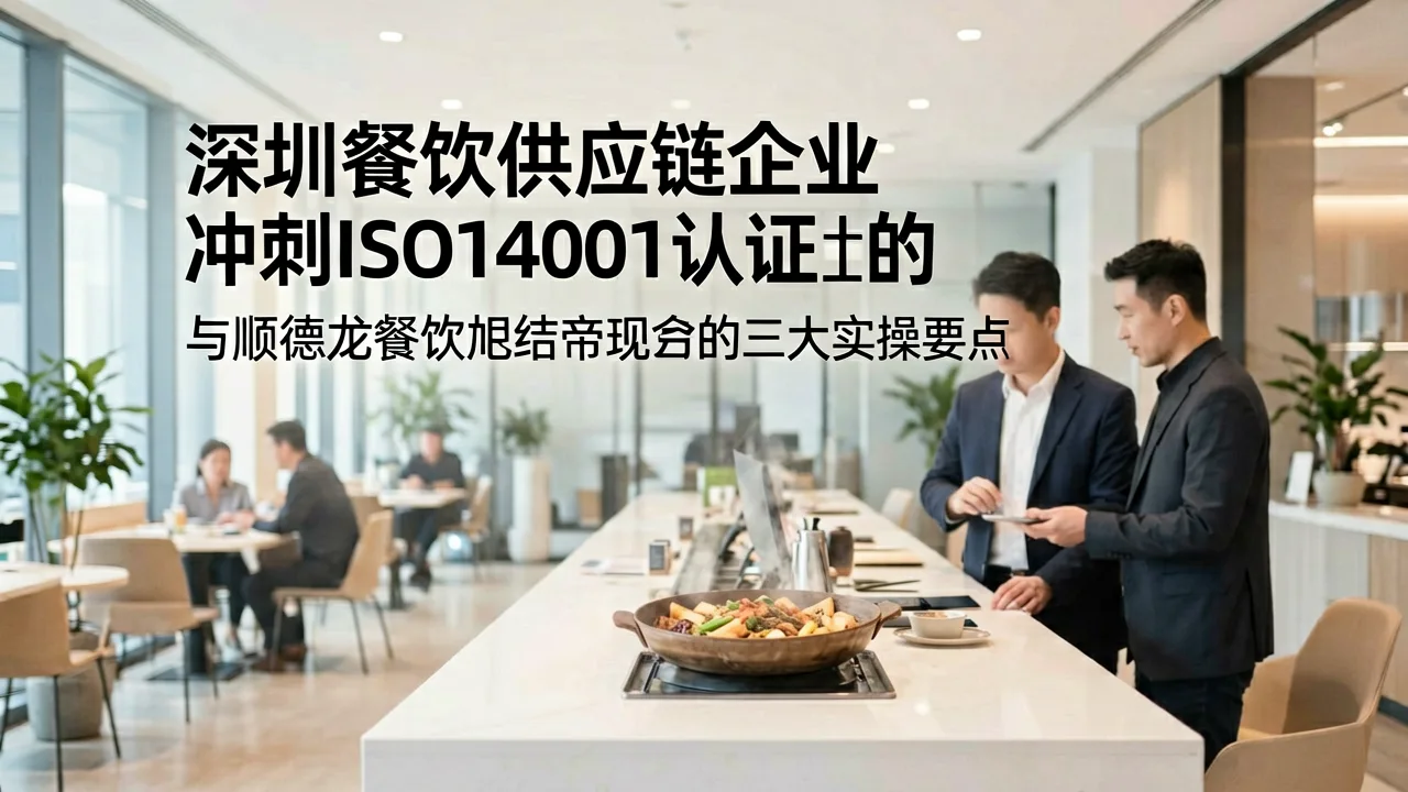 深圳餐饮供应链企业冲刺ISO14001认证的三大实操要点